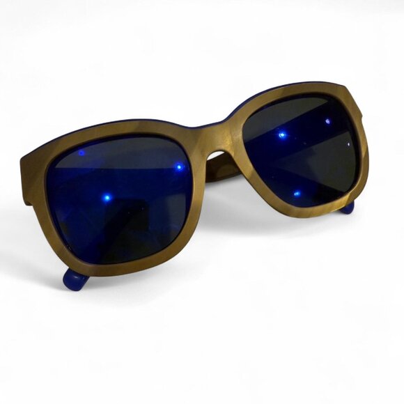 Etnia Barcelona Men's Designer Gold Sunglasses w/Polarized UV Protection - Picture 1 of 6